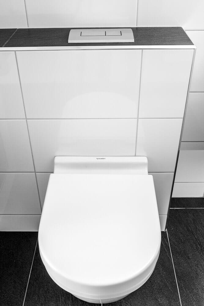 Portfolio photo of toilet and flush button